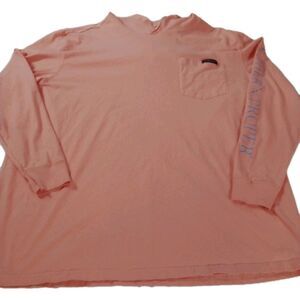 Men's /Womens Southern Proper Peach Long Sleeve Hooded Lightweight Shirt Size XL